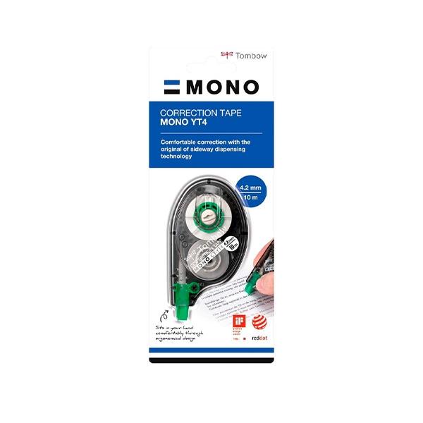 TOMBOW CINTA CORRECTORA CTYT4 MONO CORRECTOR TAPE"" 10mx4,2mm