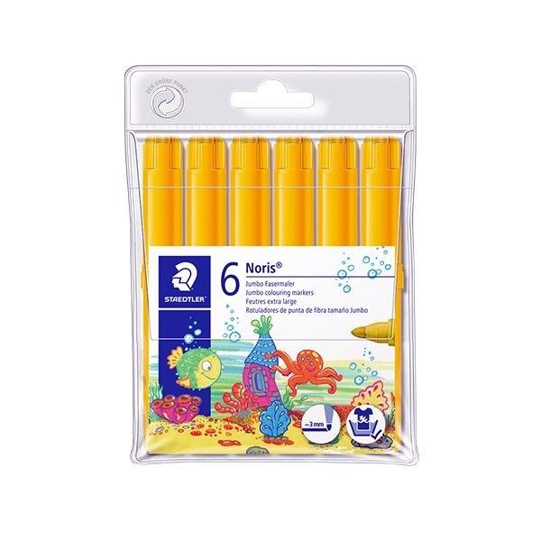 STAEDTLER ROTULADOR 340 NORIS CLUB JUMBO COLOR AMARILLO C/12