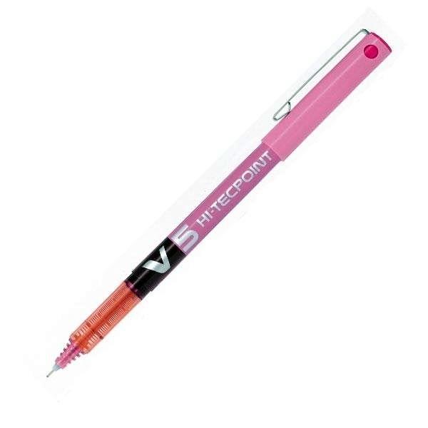 PILOT ROTULADOR V-5  0,3 mm. ROSA