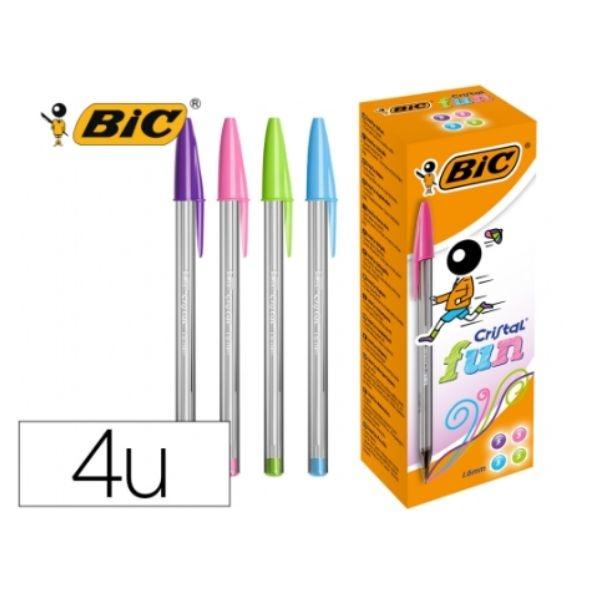 BIC BOLIGRAFO LARGE FASHION COLORES SURTIDOS CAJA 20 UNID.