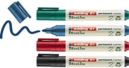 EDDING ROTULADOR    21 ECOLINE PERMANENTE MTK 25 TRAZO 1,5-3 MM