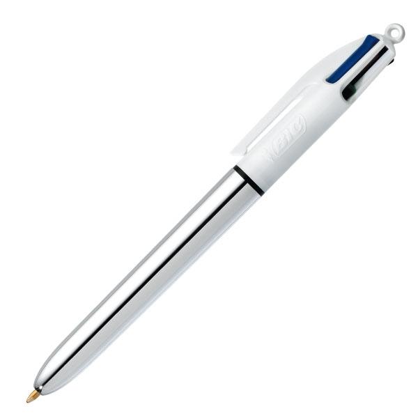 BIC BOLIGRAFO  4 COLORES RETRACTIL SHINE