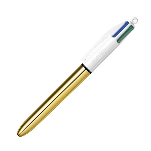 BIC BOLIGRAFO  4 COLORES SHINE GOLD