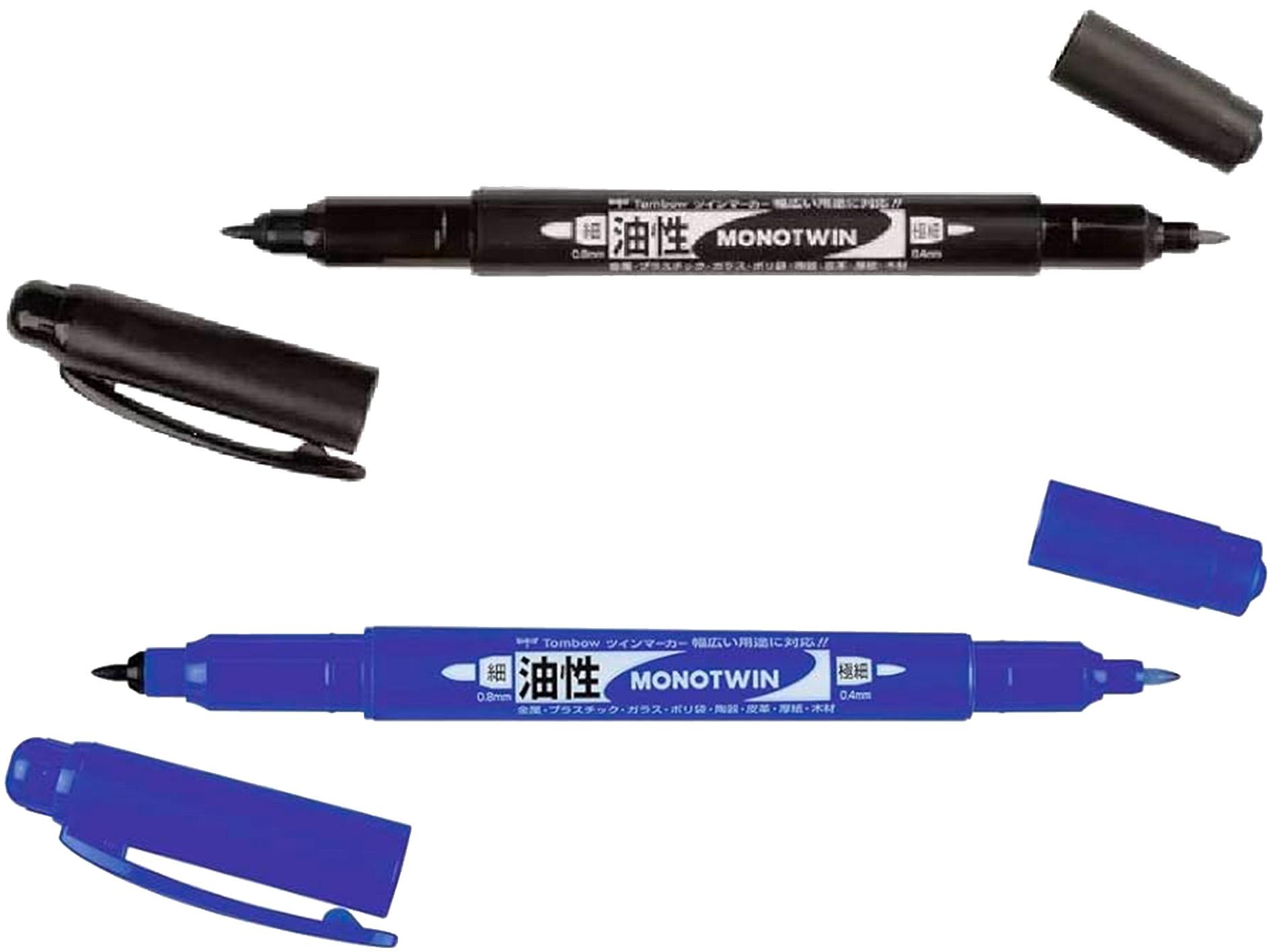 TOMBOW ROTULADOR TWIN DOBLE PUNTA FINA Y GRUESA PERMANENTE