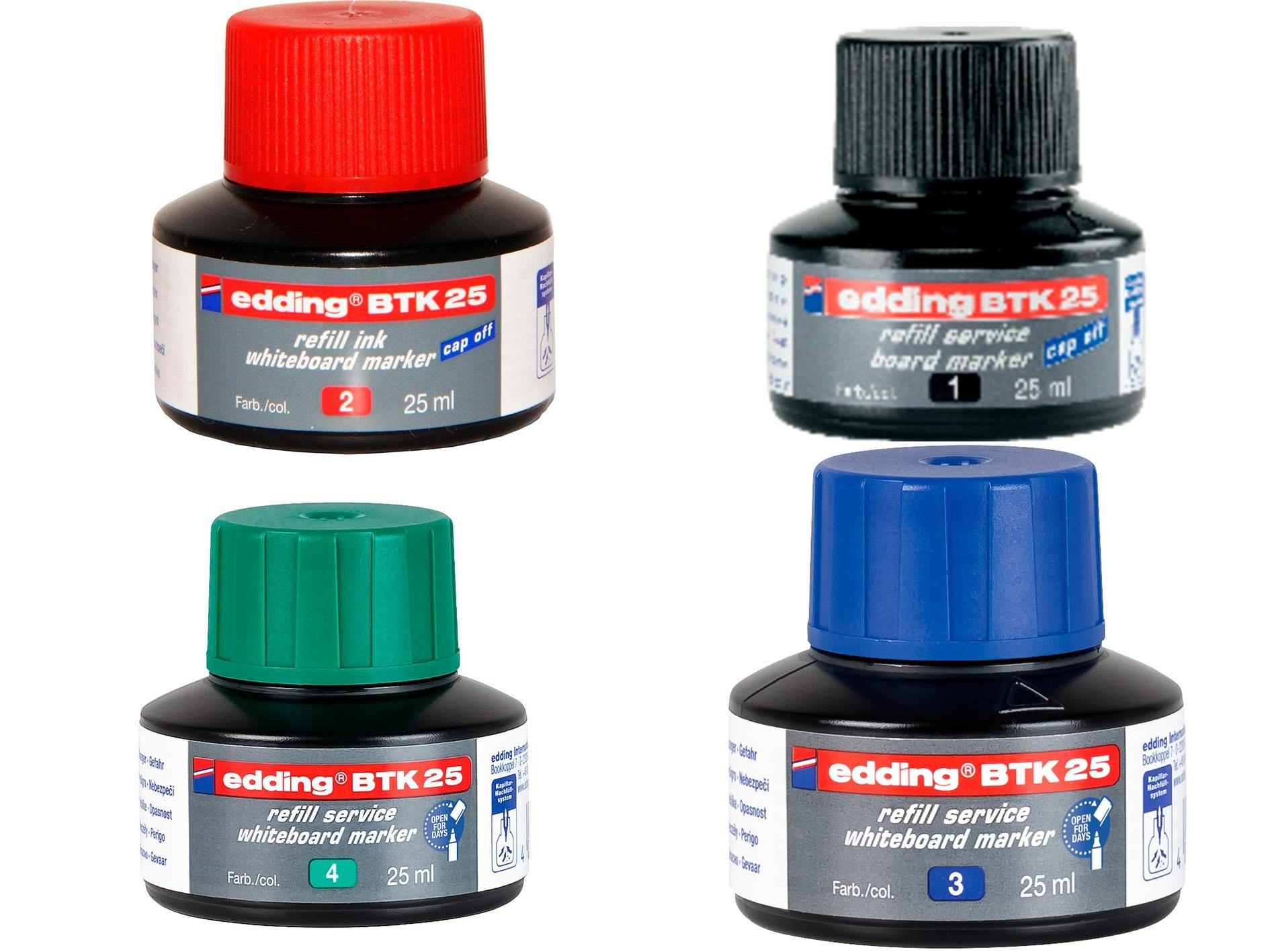 EDDING TINTA BTK- 25 PARA PIZARRA 25ml.