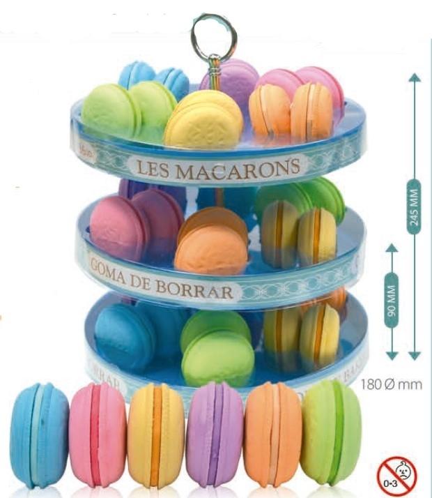 FRAGA GOMA BORRAR LES MACARONS COLORES