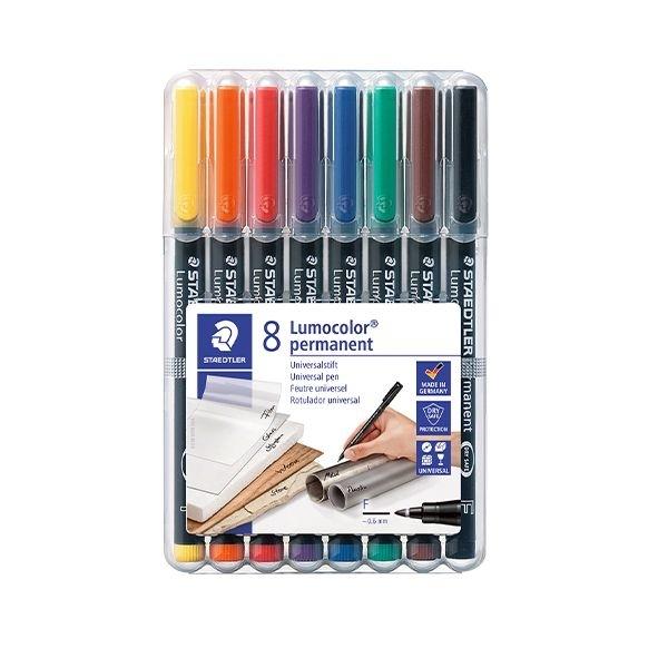 STAEDTLER ROTULADOR 318-WP8 LUMOCOLOR F J/8