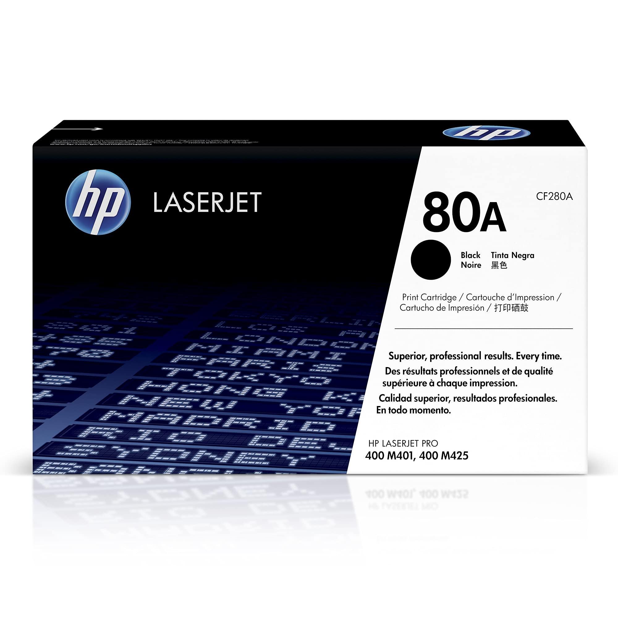 H.P. TONER CF280A NEGRO M401,400,M425