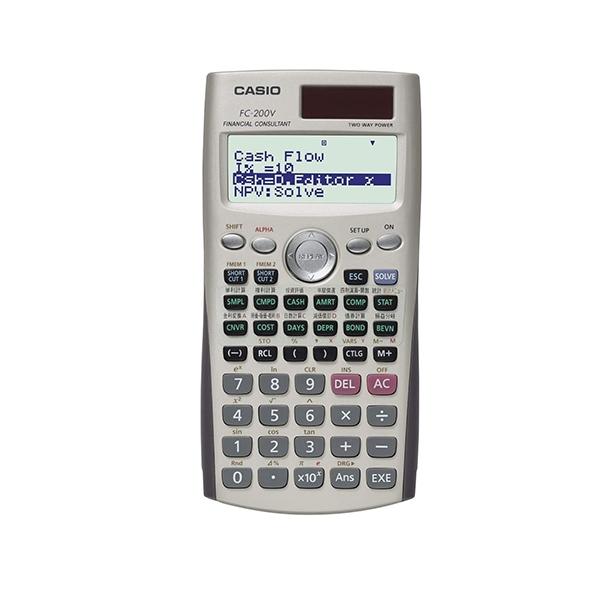 CASIO CALCULADORA FC-200V FINANCIERA 10+2 DÍGITOS