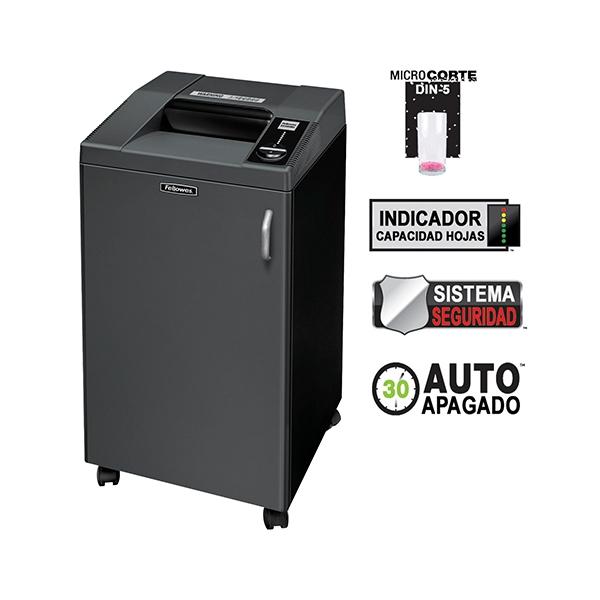 FELLOWES DESTRUCTORA ALTA SEGURIDAD 3250SMC