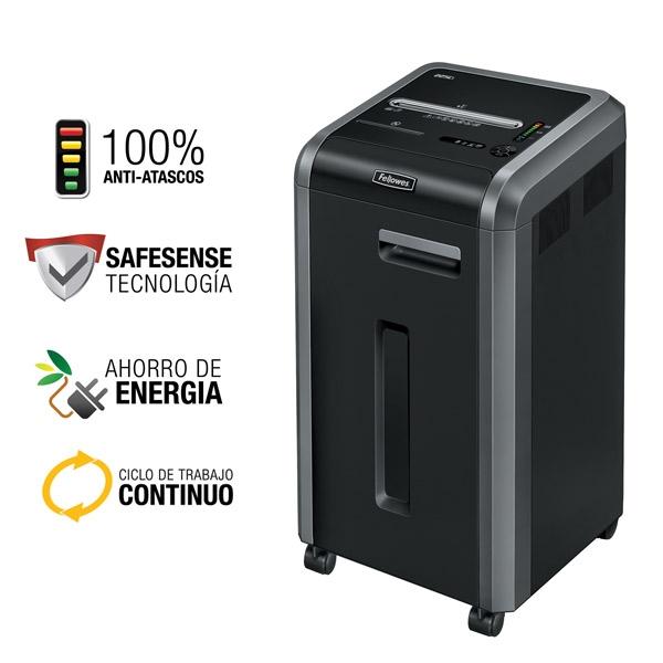 FELLOWES DESTRUCTORA DE OFICINA 225Ci CORTE PARTICULAS 3,9X38 MM.