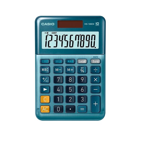 CASIO CALCULADORA MS-100 EM 10 DIGITOS