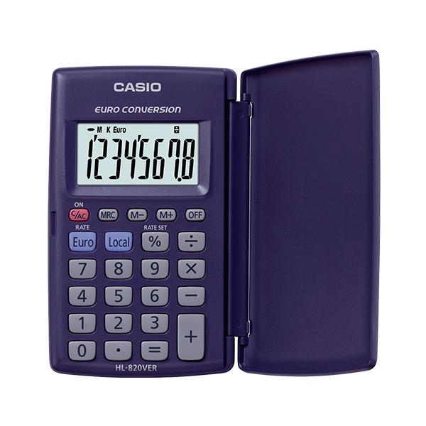 CASIO CALCULADORA HL-820VERA  8 DIG. DE BOLSILLO