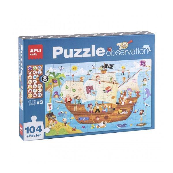 APLI PUZZLE 17917 OBSERVATION BARCO PIRATA 104 U