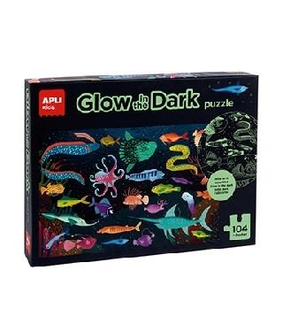 APLI C. PUZZLE 18455  GLOW IN THE DARK OCEANO 104U