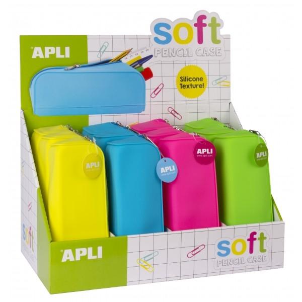 APLI PORTATODO SILICONA SOFT FLUOR COLOR
