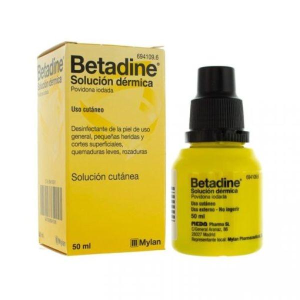 BETADINE 100 MG/ML SOLUCION CUTANEA