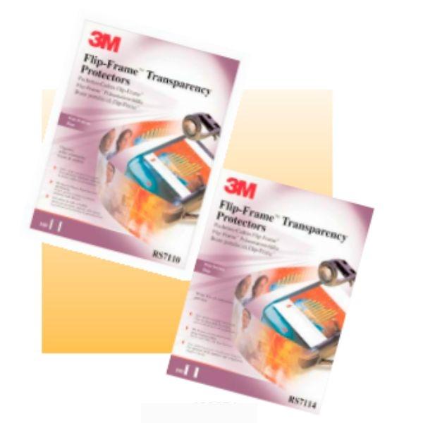 3M MARCO PROTECTOR RS7114/100 TRANSP. SOLAPAS ANCHAS DESC.