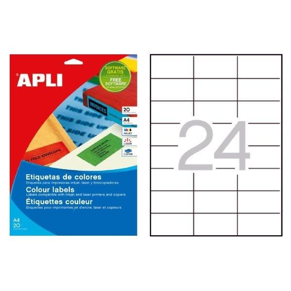 APLI ETIQ. ADH. 01591 AM. 70X37 - A/4 P/20h/480etiq