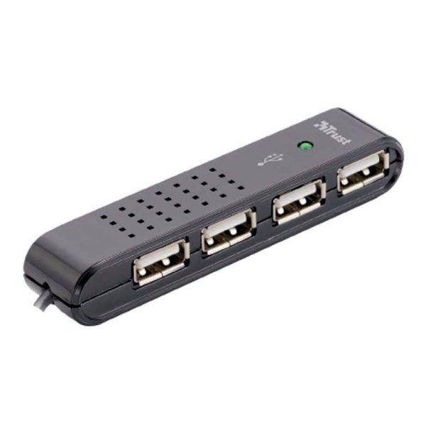 AISENS MINI HUB USB 3.0 CON 4 PUERTOS CON CABLE