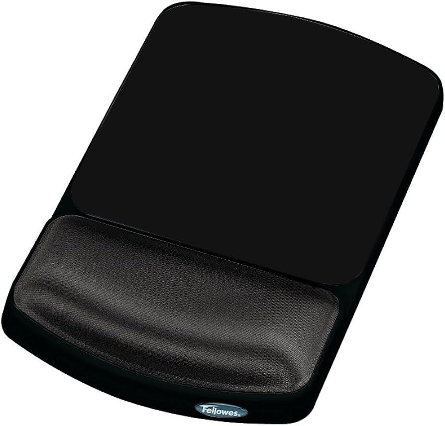 FELLOWES ALFOMBRILLA CON REPOSAMUÑECAS AJUSTABLE PREMIUM GEL GRAFITO