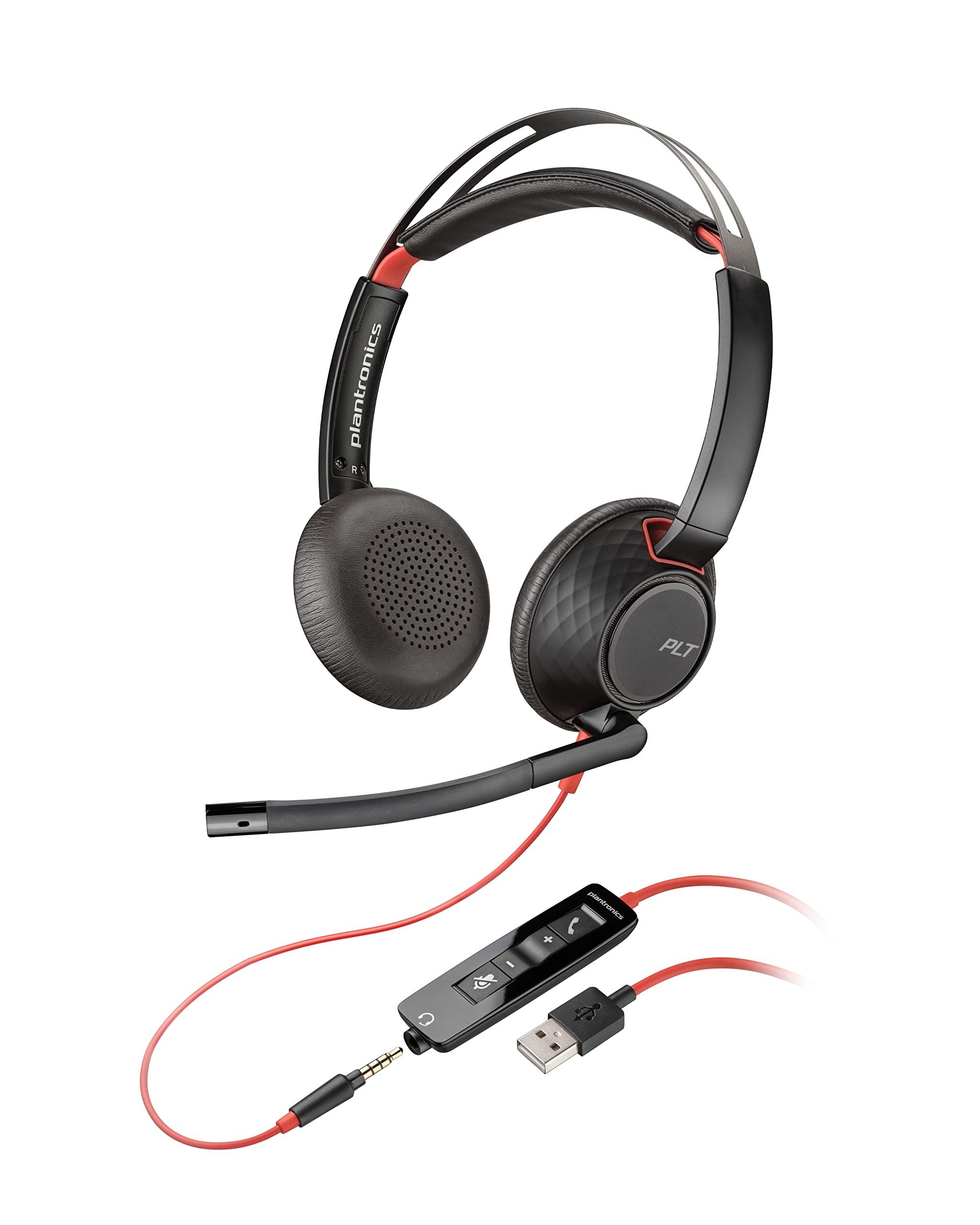 POLY AURICULARES CON CABLE BLACKWIRE 5220 USB