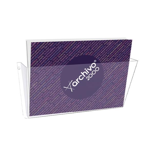 ARCHIVO EXPOSITOR MURAL 1 COMP. A-4 HORIZONTAL TRANSPARENTE