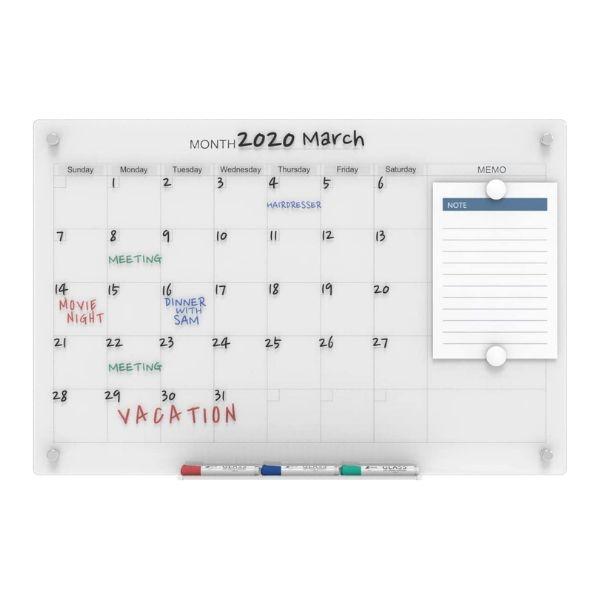 AUDIO-VISUAL DIRECT PIZARRA VIDRIO PLANNING CALENDARIO 60X90 CMS