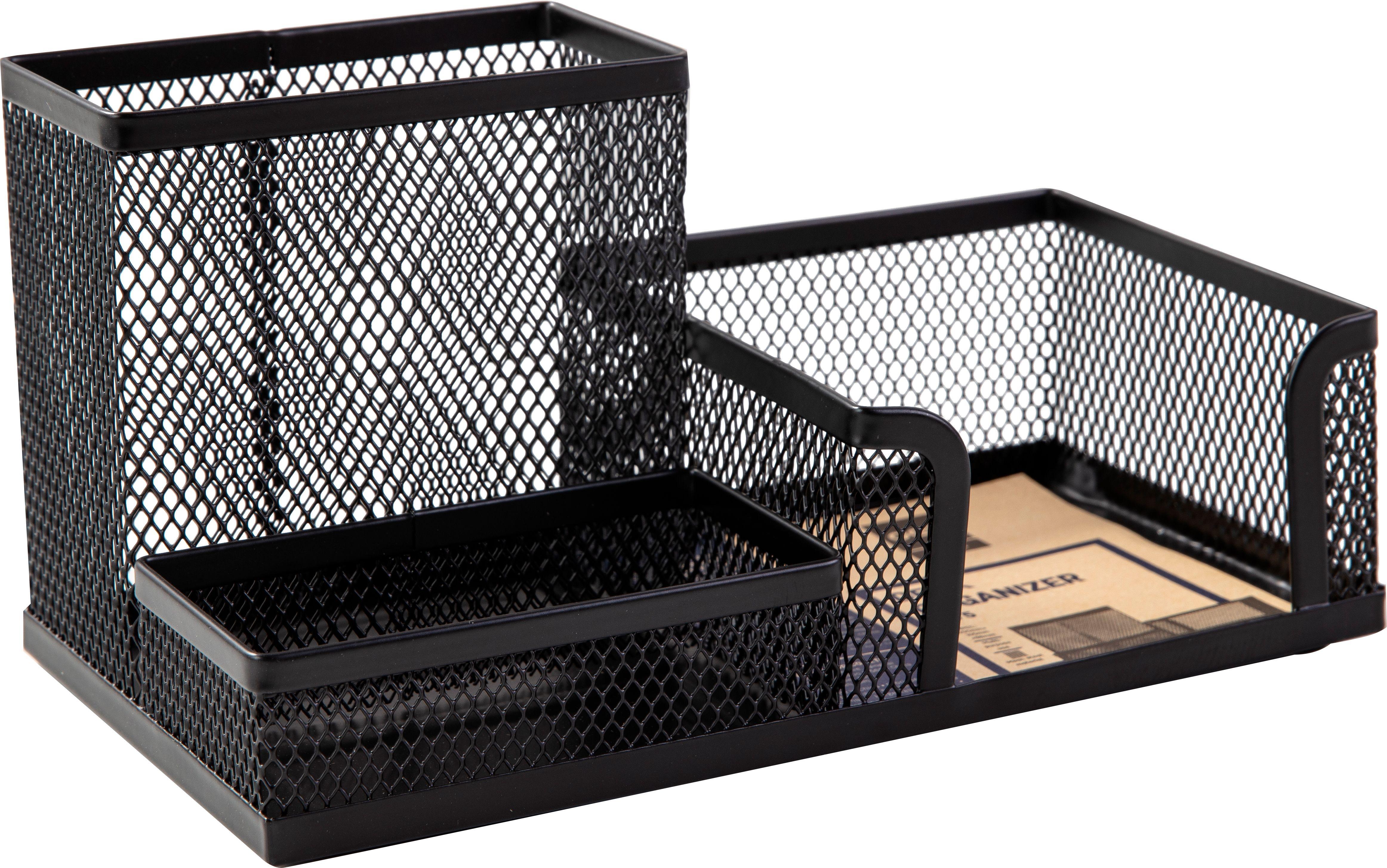 DELI ORGANIZADOR METALICO DE REJILLA NEGRO