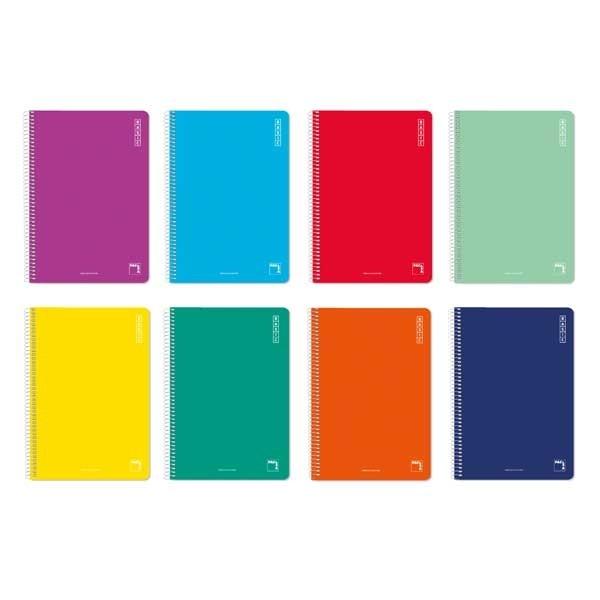 PACSA BLOC FOLIO 80 H. 60 GR. MILIMETRADO COLORES SURT.