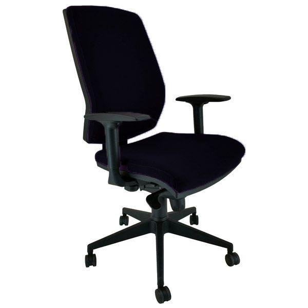 VINCOLO SILLA SIREX-CRONOS MECANISMOS SYNCRO Y TRASLA CON BRAZOS TAPIZADO 1 COLOR NEGRO