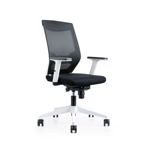 ROCADA SILLA ERGONOMICA BOS RD908W MECANISMO SYNCRO CON B/REGULABLES EN ALTURA RESPALDO EN MALLA Y ASIENTO TAPIZADO 1 COL