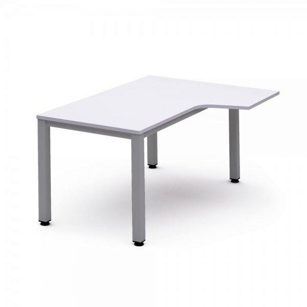 ROCADA KIT MESA EXECUTIVE L DERECHA 160X120 ALUMINIO/BLANCO