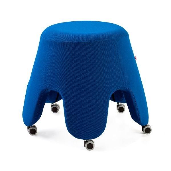 DILEOFFICE SILLÓN MEDUSA 40,4CM X DIAM BASE 54CM X DIAM ASIENTO 35CM TAPIZADO 2 AZUL