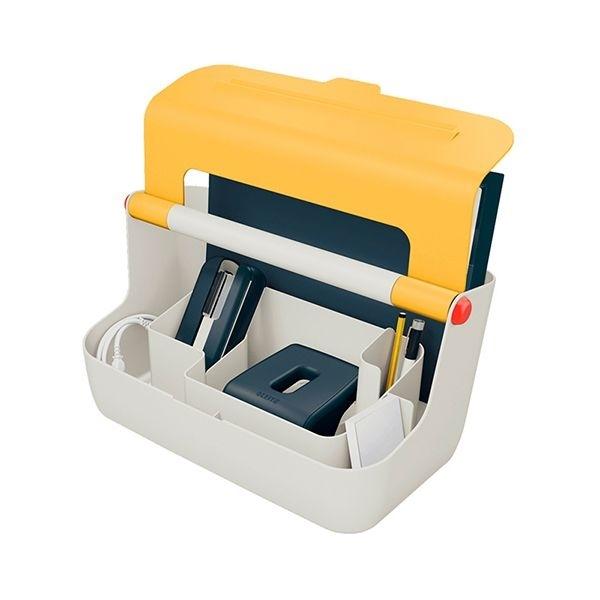 LEITZ CAJA CARRY BOX COSY, AMARILLO