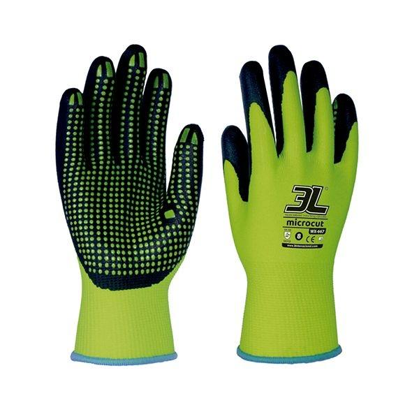 GUANTES POLIÉSTER MICROCUT 3L TALLA 7